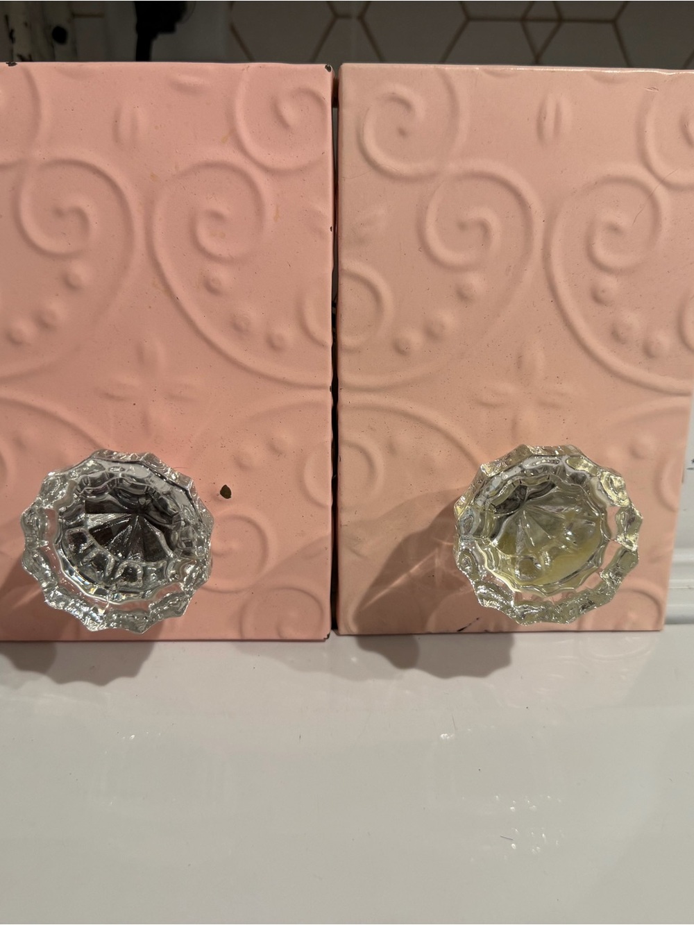 Hobby Lobby Pale Pink Decorative Wall Panels (Pair)